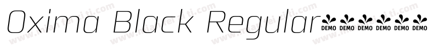 Oxima Black Regular字体转换